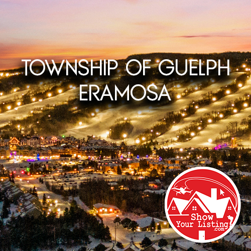 Stunning real estate photography of Guelph/Eramosa Township, showcasing its picturesque landscapes and agricultural heritage, ideal for virtual tours and walkthrough videos.