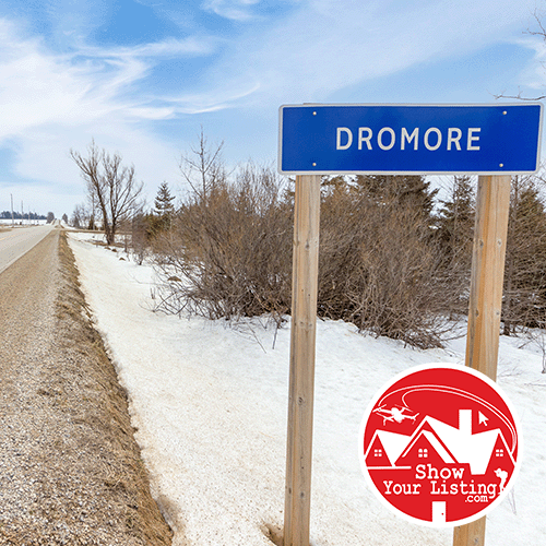 Scenic view of Grey County Forest near Minto and Hanover, ideal for hiking and outdoor activities, highlighting real estate photography and drone video services.