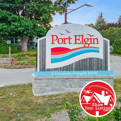 Stunning drone photos of Port Elgin's White Sand Beaches, parks, and local attractions, perfect for showcasing real estate media and enhancing property listings in this vibrant community.