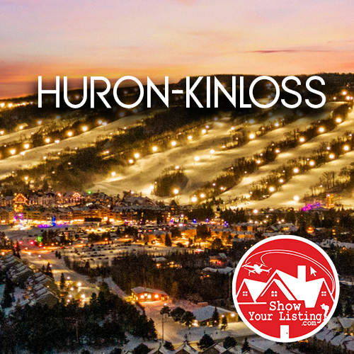 High-quality real estate photography showcasing charming Huron-Kinloss communities, outdoor activities, and proximity to Lake Huron for vibrant community life and business opportunities.