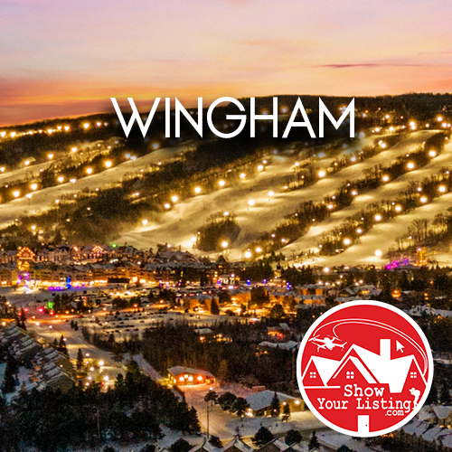 Real estate photography showcasing a vibrant Wingham community, featuring local businesses, cultural activities, and scenic views in North Huron, Ontario for immersive virtual tours and listing photos.